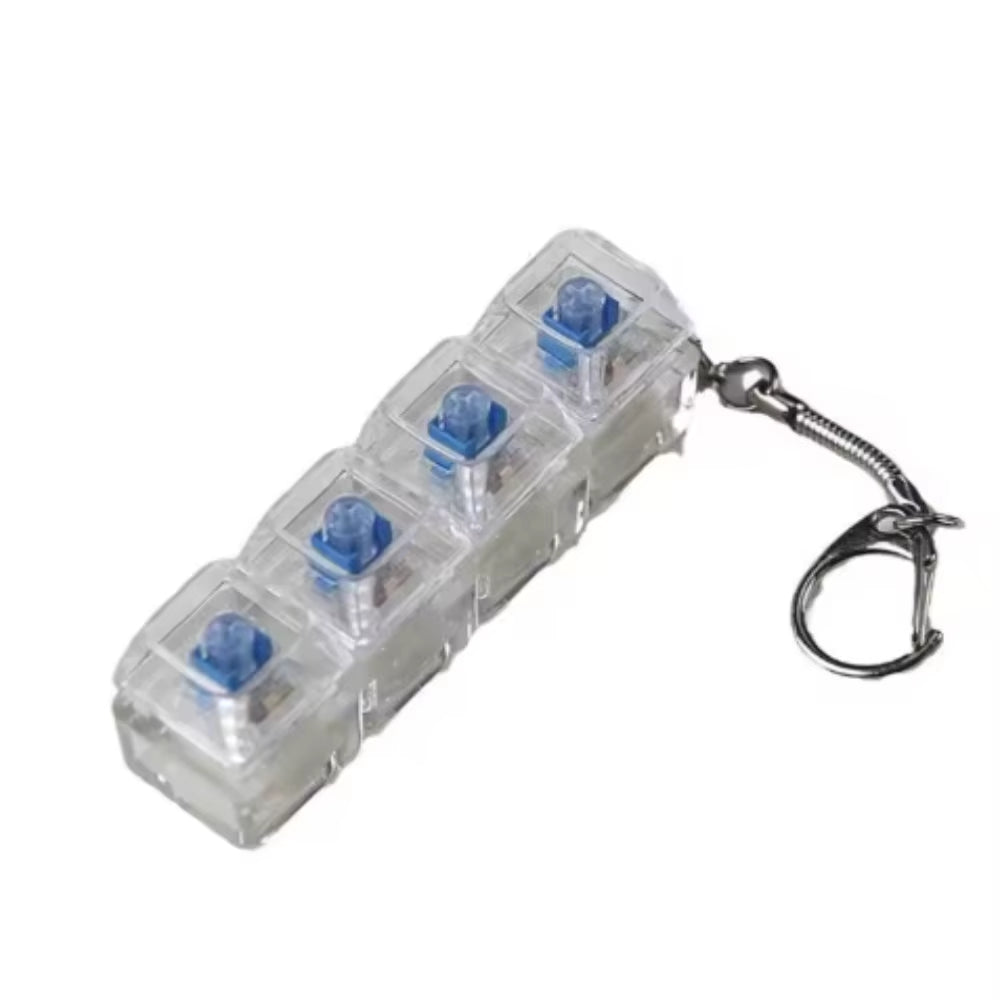Relaxing 3/4/9 Keys Finger Keyboard Keycap Stress Relief Decompression Toy Gadget Pass the Time Pinch Toy Adult